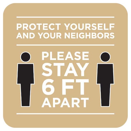 Protect Your Neighbor, Tan, 15, 8456T
